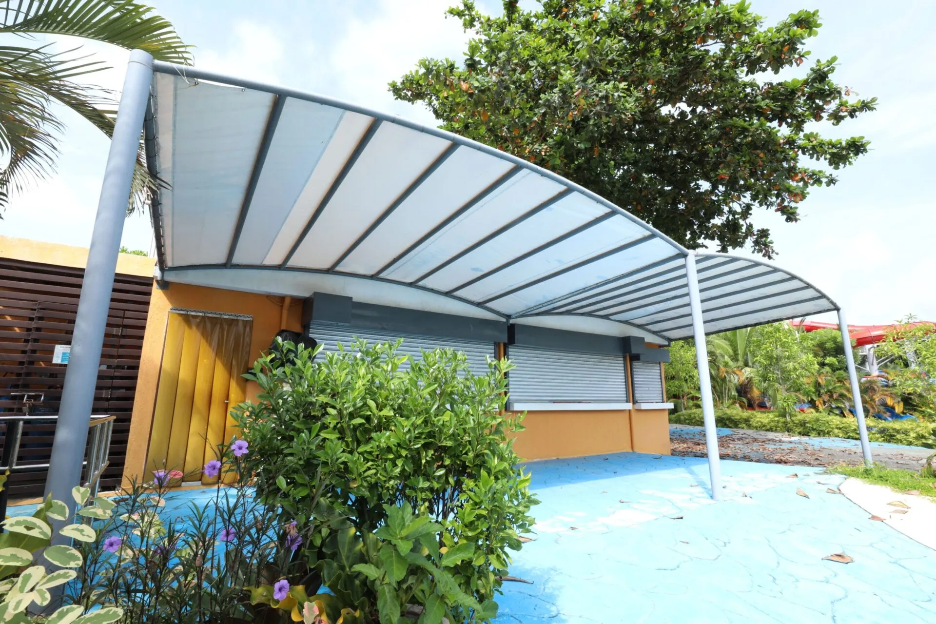 Aqua Planet Theme Park canopy structure