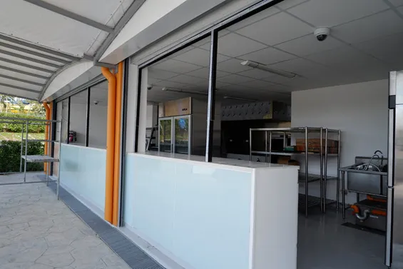 Aqua Planet Theme Park kitchen area